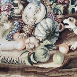 Handmade aubusson vintage tapestry 116x149 cm