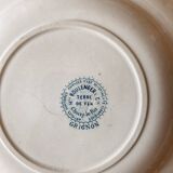 Earthenware earthenware soup plate