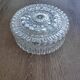 Round ceiling light in thick glass