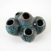 Ceramic vase – flower frog, Danish design, 1960s, made in Denmark