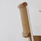 Minimalist Modernist dining set 4 wire chairs with maple wood and matching dining table,1980s