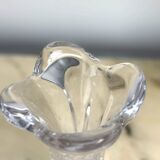 Small Bayel crystal corolla vase, sleek modern design, table decoration ch