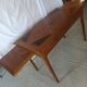Bureau style Louis XVI en bois exotique