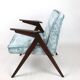 Light blue bunny armchair by józef chierowski, 1970s