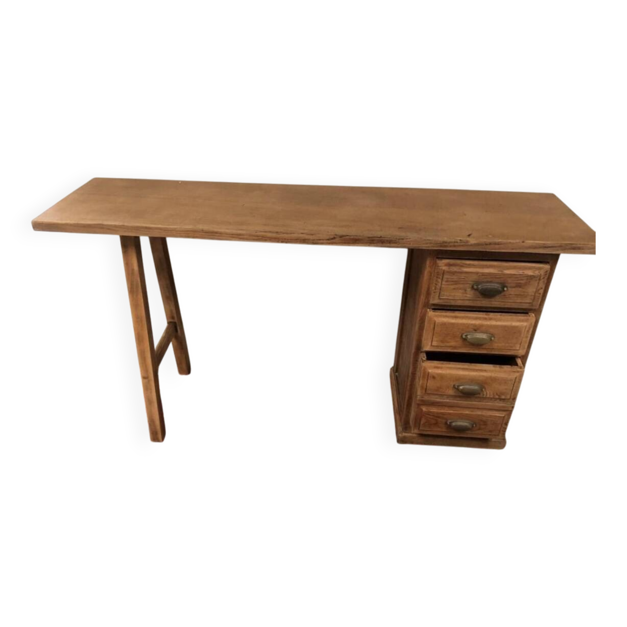 Ancienne console en chêne