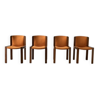 4 Model 300 chairs, design Joe Colombo, Pozzi Italy, 1966
