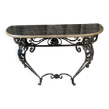 Wrought iron console