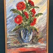 Original Swedish Oil On Canvas – “Stillben” By Osborne – Dated 1976 – Vintage & Framed – 68 × 48 Cm (26.8" × 18.9")