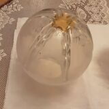 2 globes wall lights murano glass