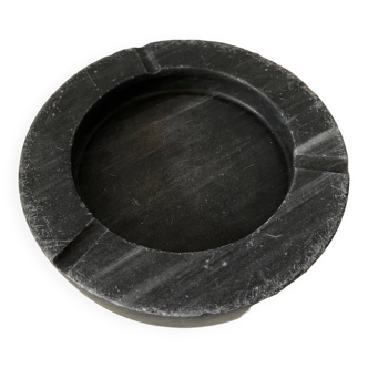 Dark Gray Black Marble Ashtray