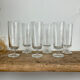 6 vintage Luminarc "Sweden" flutes