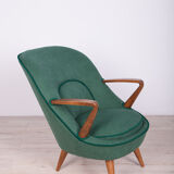 Model 345 armchairs by J. Jędrachowicz i K. Racinowski for Poznan Furniture Factory, 1950s, Set of 2