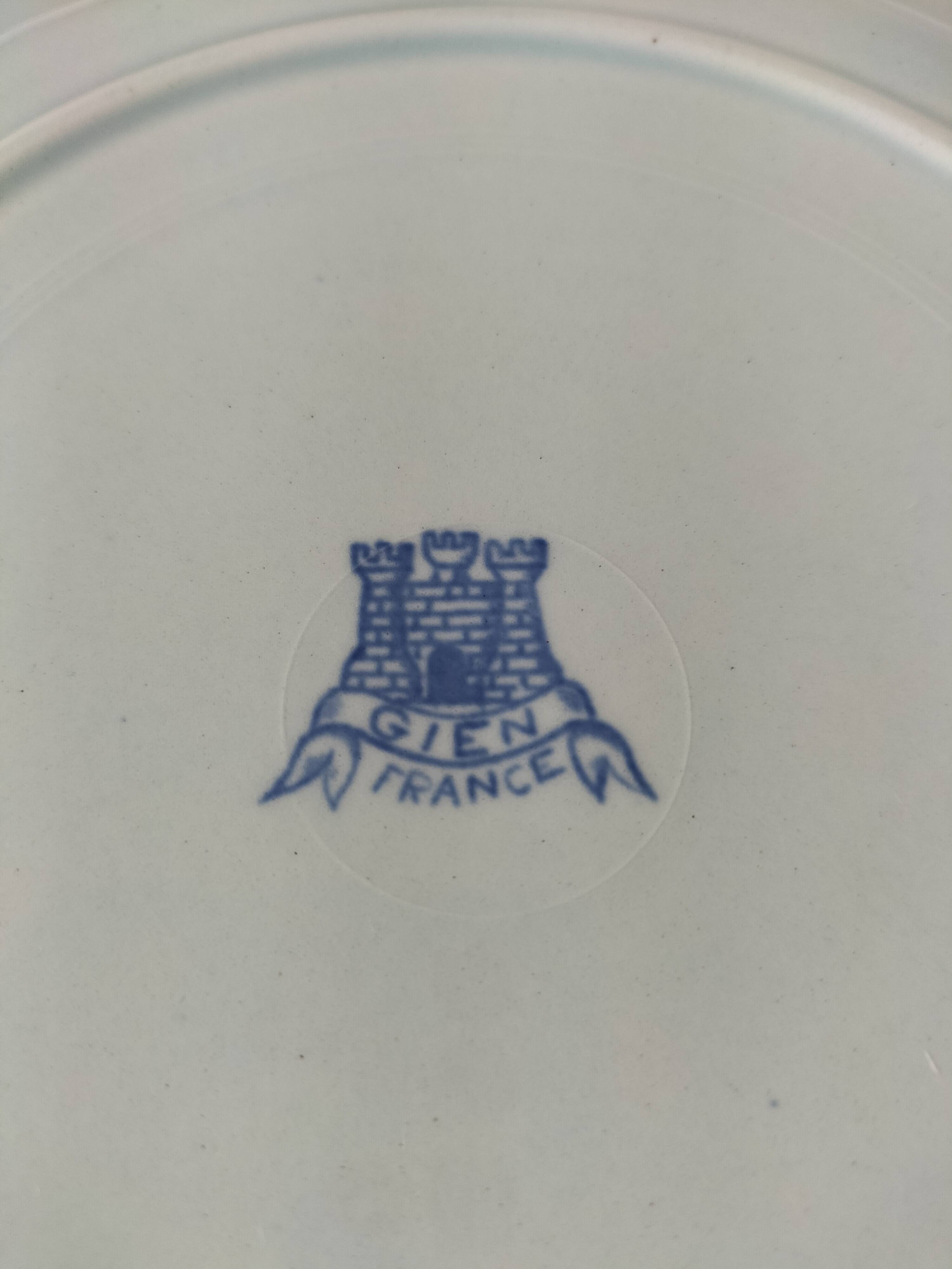 Gien Decor Rouen plate