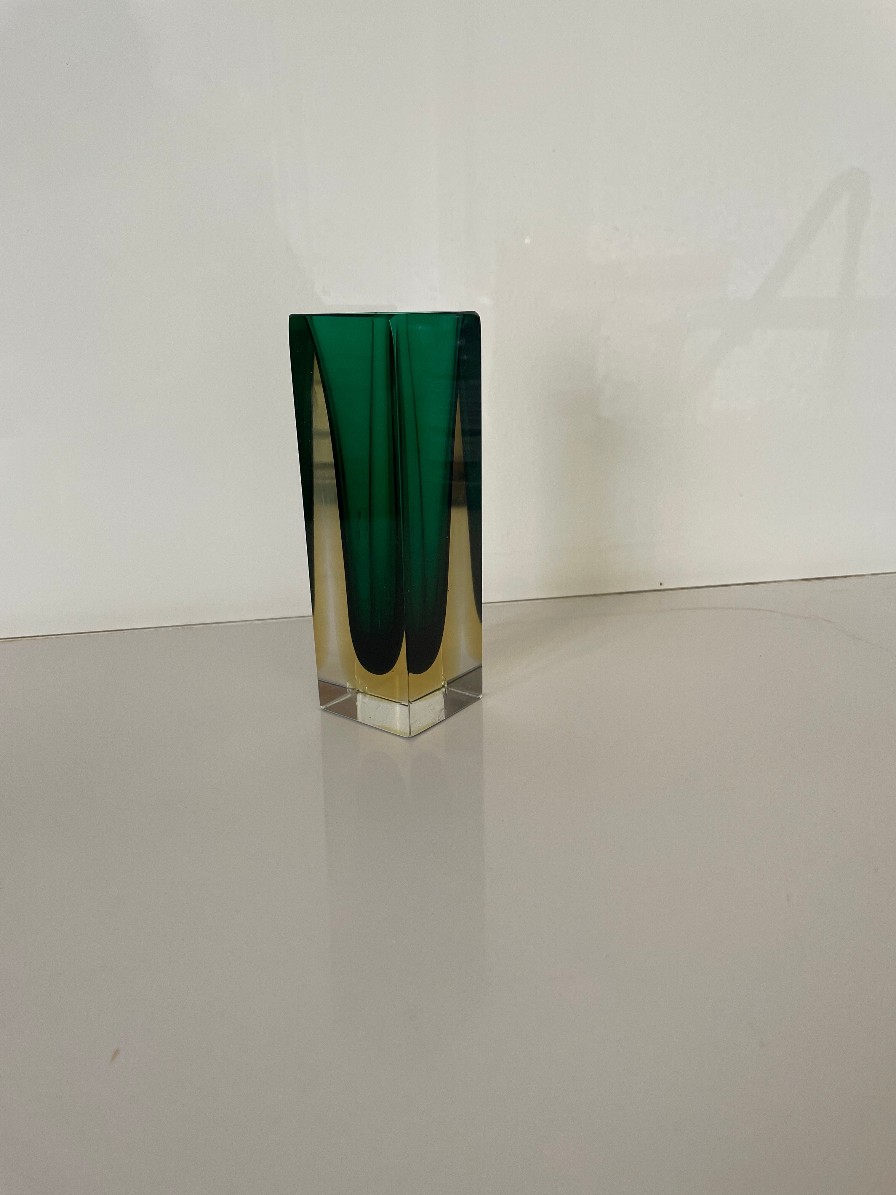 Vase Soliflore Sommerso in Murano glass