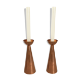 Pair of 1960 lamps signed M.D