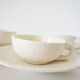 White ceramic coffee or tea set