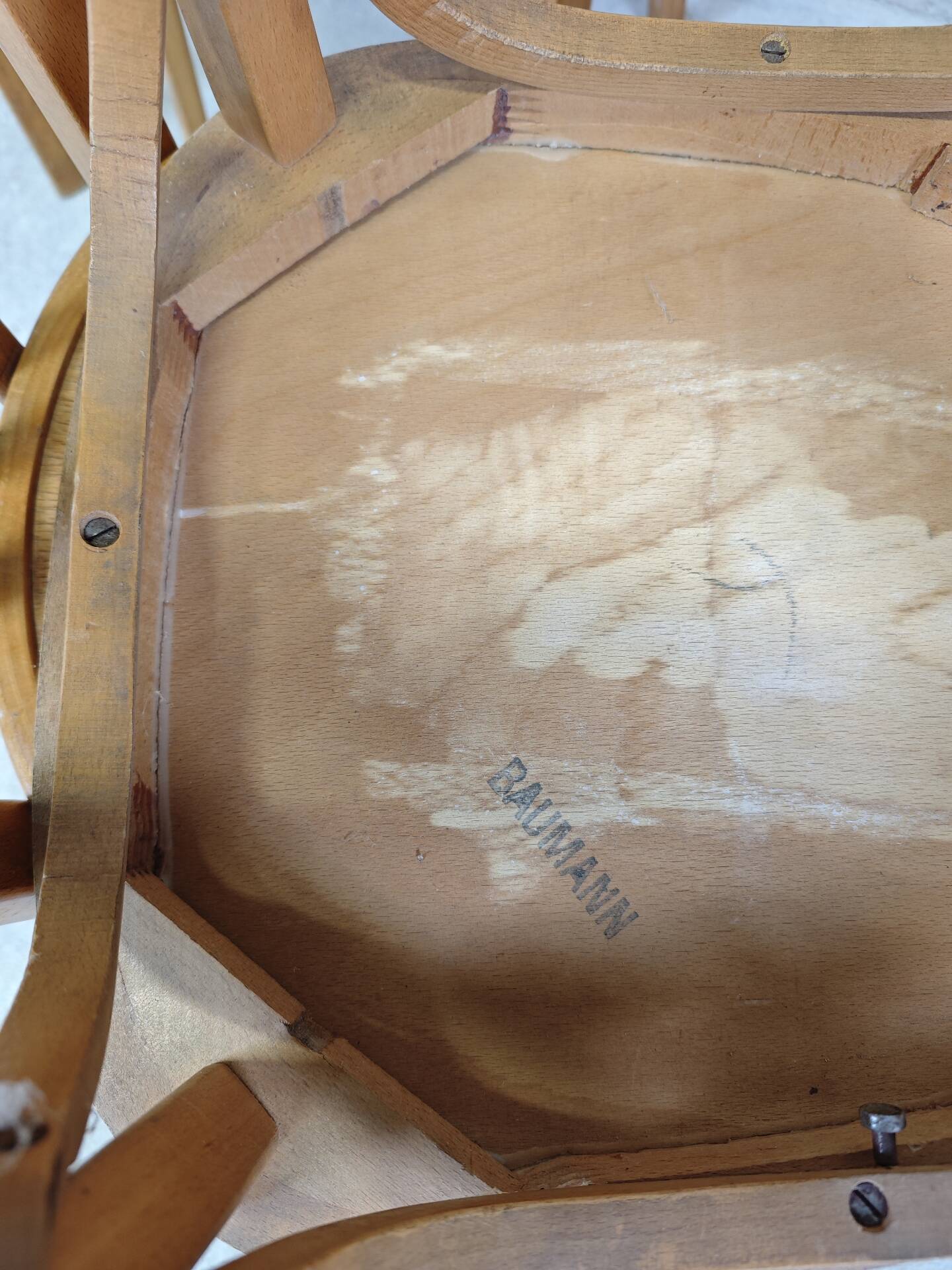 Set of 4 Baumann bistro chairs