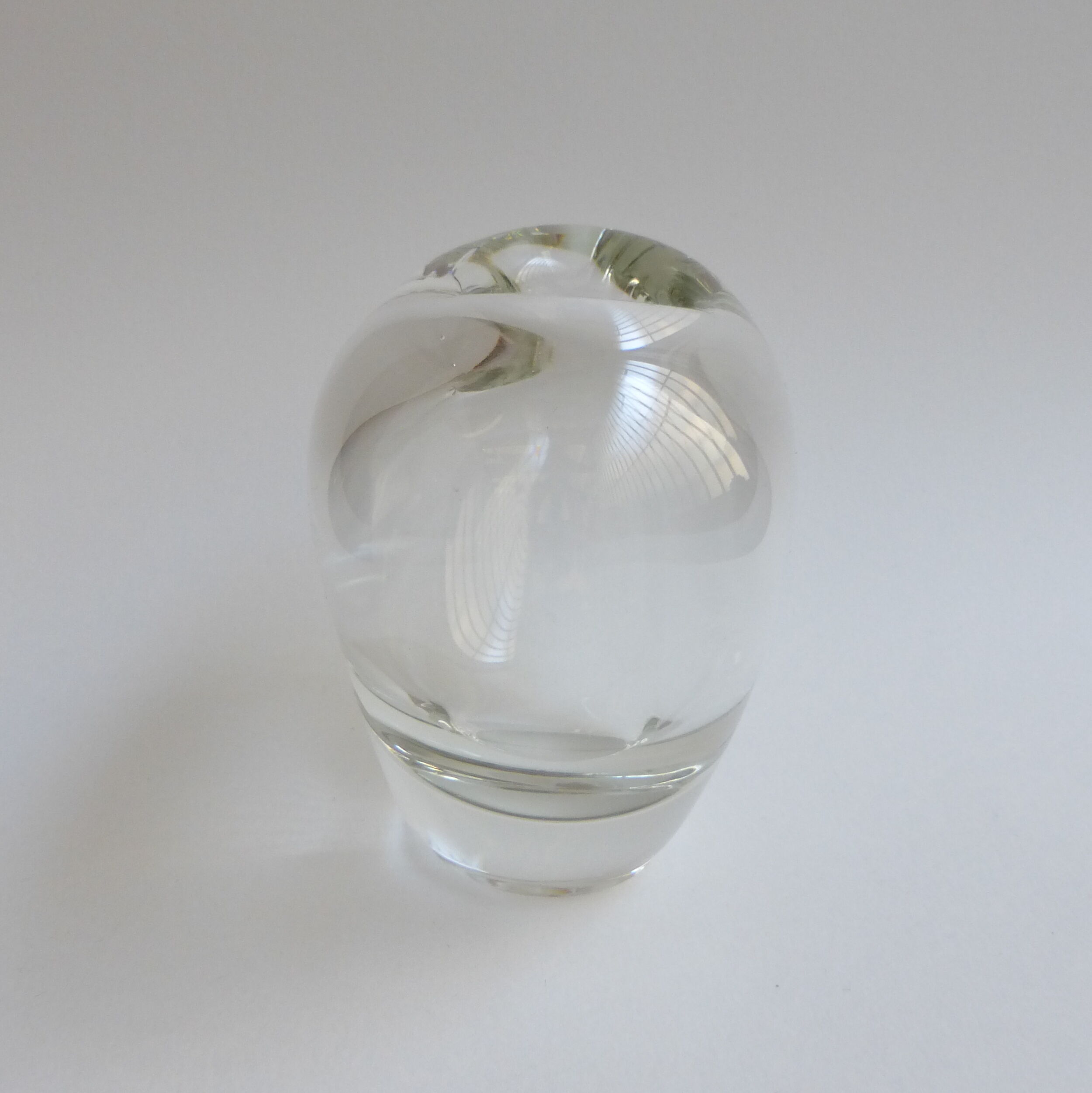 Vase Menuet blown glass Holmegaard 1950