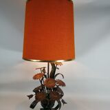 Lamp deco marguerittes metal Vintage 70s
