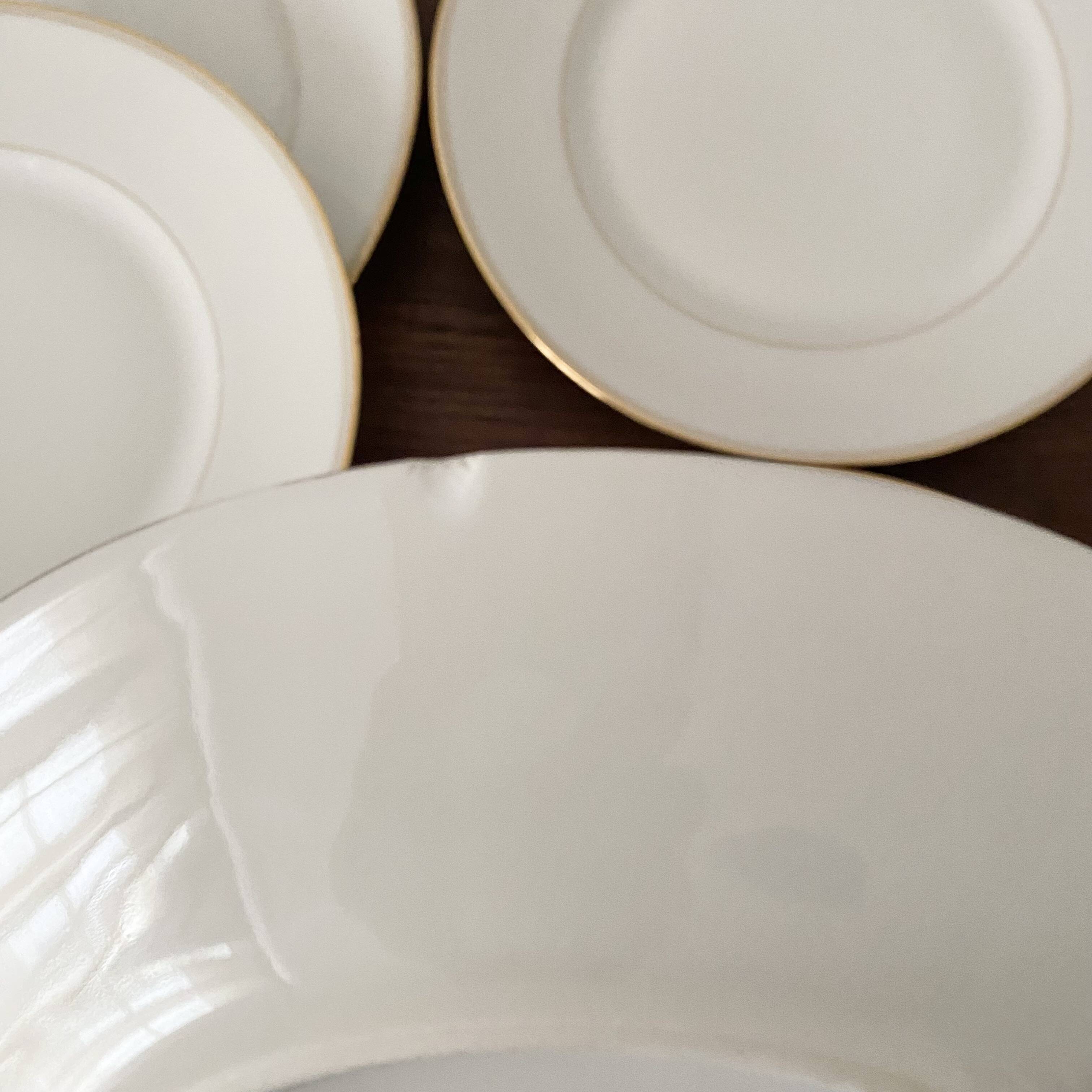 Limoges porcelain flat plate