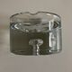 Scandinavian XXL ashtray Bubble in crystal Sweden mid century modern 1970