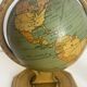 Vintage 1920 terrestrial globe world map metal USA - 25 cm