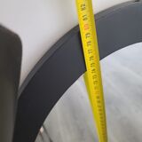 Miroir ovale en bois massif