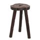 Tabouret tripode en bois, années 50