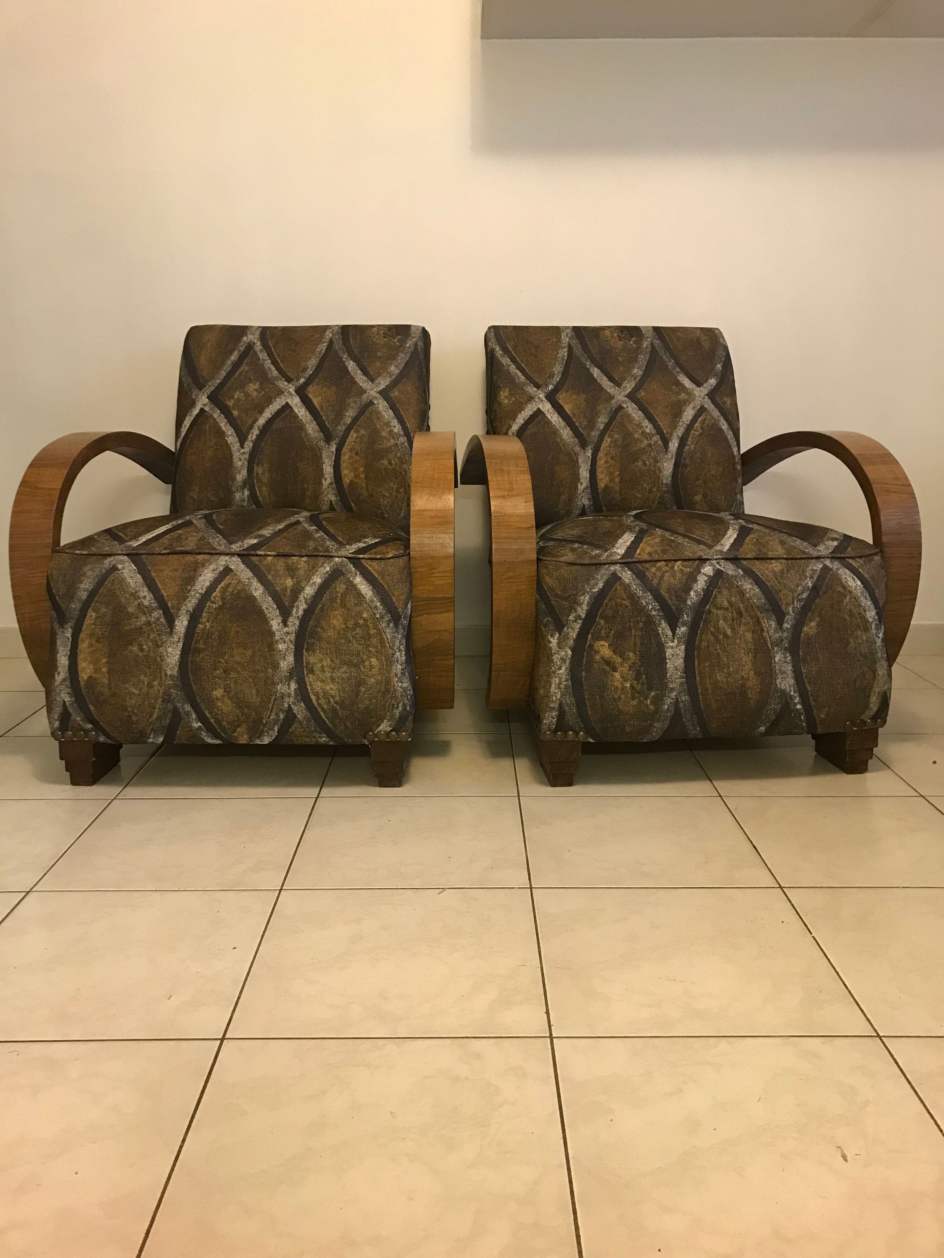 Antique armchairs