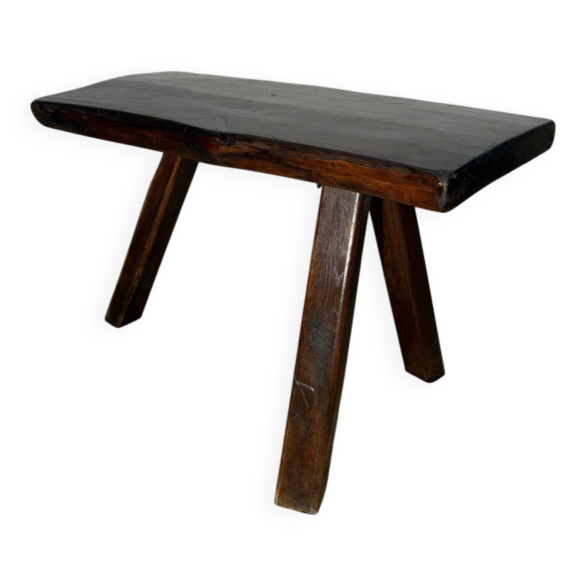 Table brutaliste chêne massif