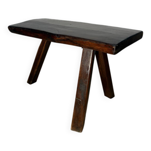 Table brutaliste chêne - massif