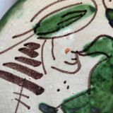 Dix assiettes en céramique vintage 1950 DOMINGO PUNTER