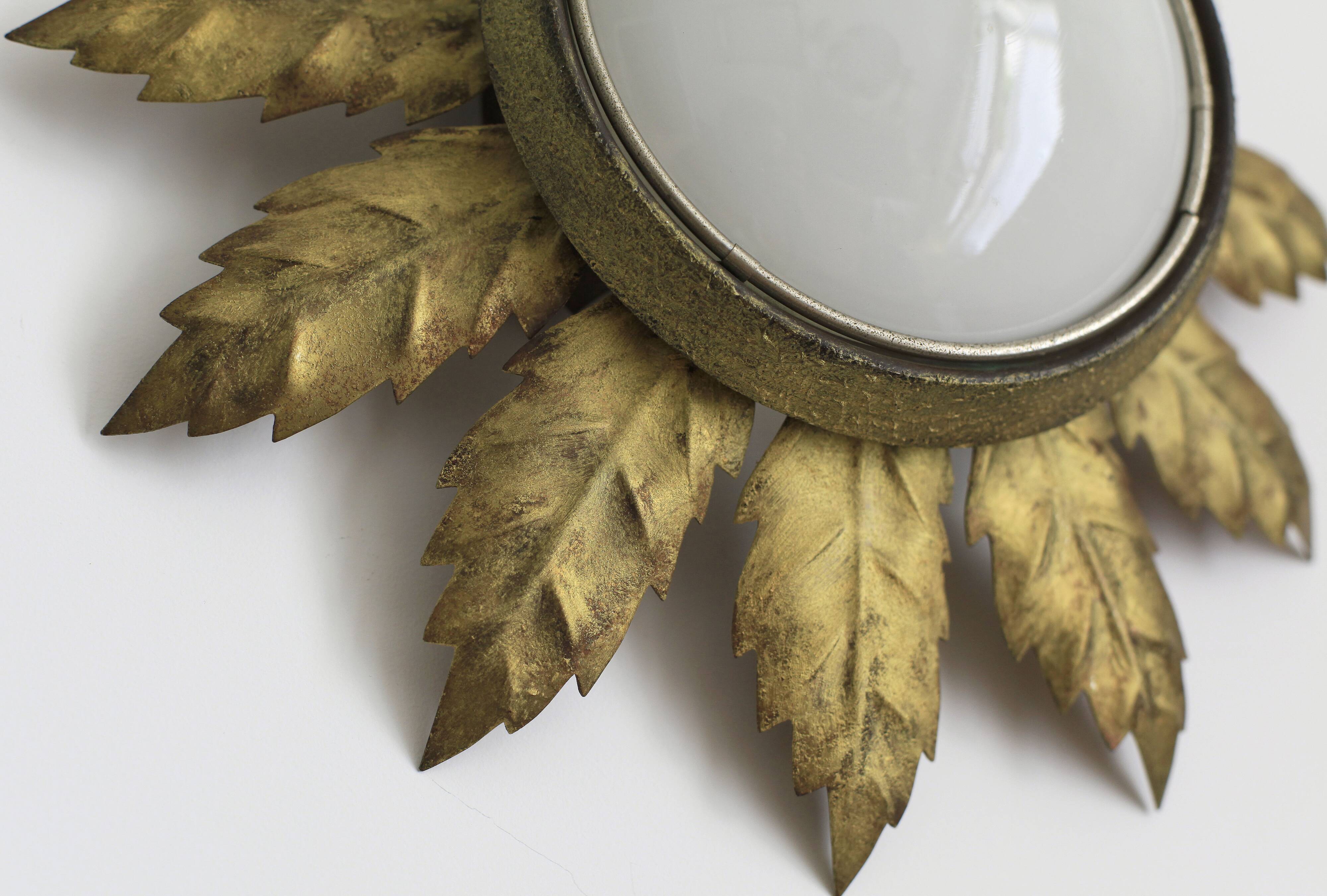 Gold wall light 30cm x 30xm