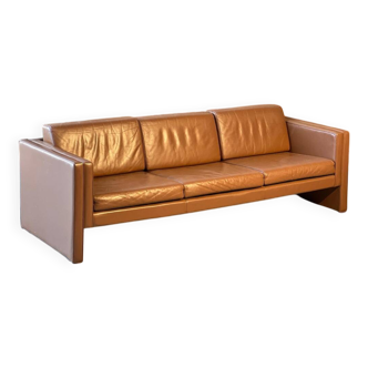 Canapé 4 places en cuir Mobilier international, 1970