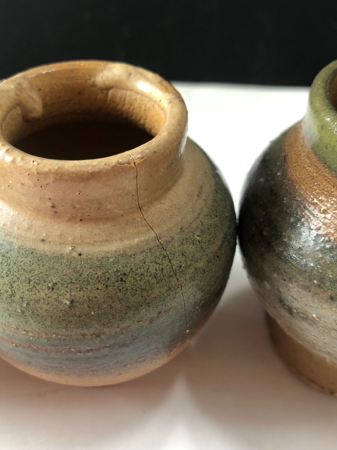 Lot de 3 pots en grès de Jules Guérin