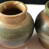 Set of 3 stoneware pots by Jules Guérin