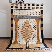 Handwoven Moroccan blessed rug (mrirt), size 150 x 250 cm