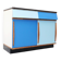 Willy Van Der Meeren, Blue Two-Tone Kitchen Cabinet for Tubax
