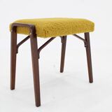 1960s Beech Restored Stool, Czechaolsovakia