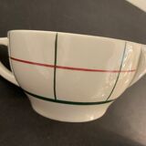 Teapot and creamers Gien, model Tamaris, 1950