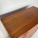 1960s Vintage Danish Teak Bow Front Chest of Drawers