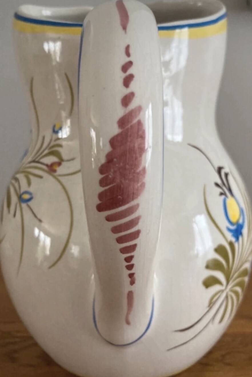Numbered Art and Earthenware ceramic vase