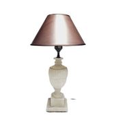 Art Deco alabaster bedside lamp, Belgium, 1950s