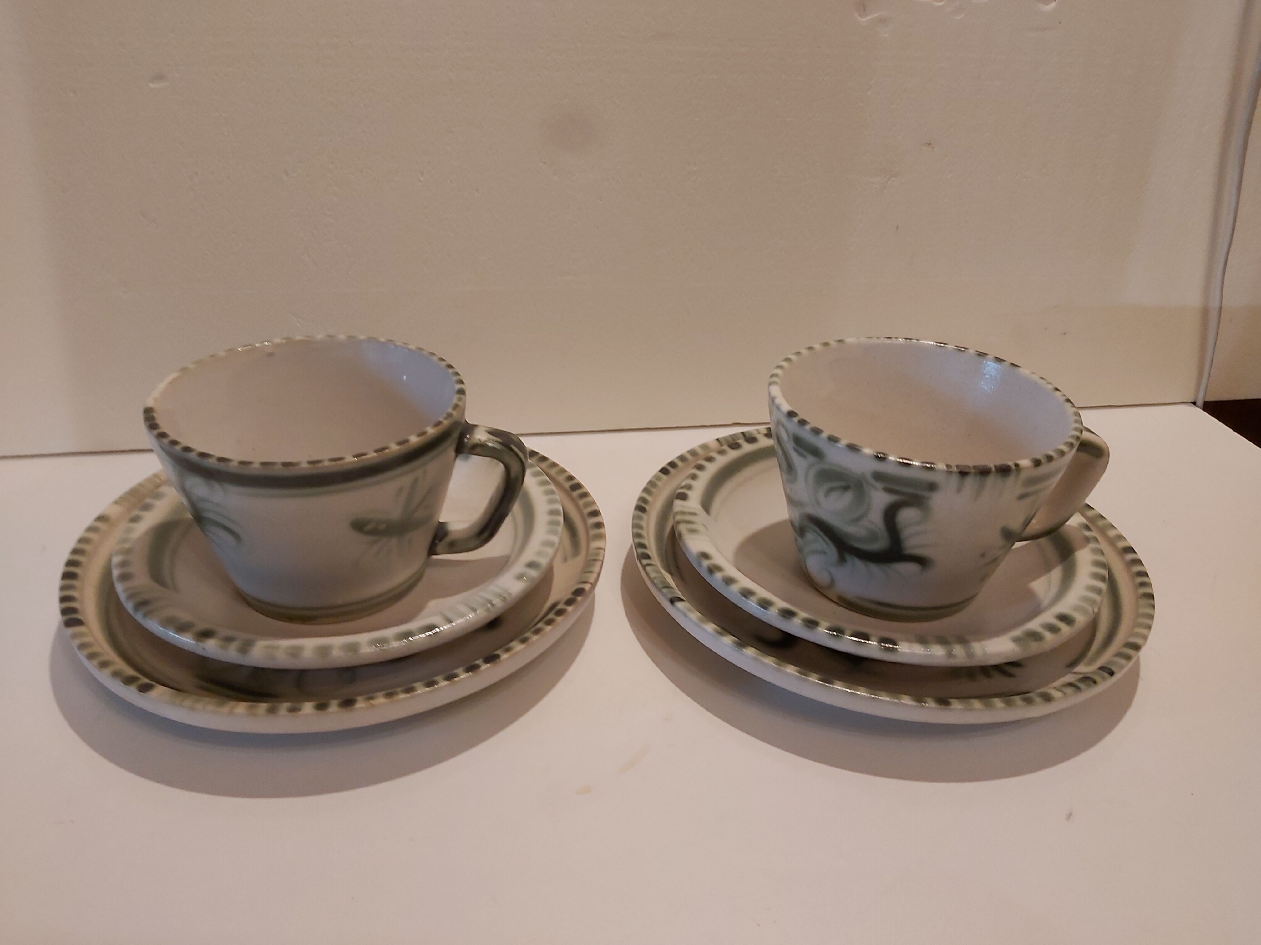 Duo cups cake plates Kéraluc Quimper