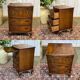 Commode anglaise en noyer des années 1950
