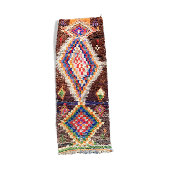 Tapis berbere boucherouite 75x210 cm