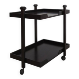 Dark Wood Bar Trolley by Franco Albini for Poggi Pavia, 1970s