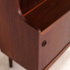 Vintage Danish retro office desk in 60s teak