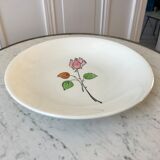 Dessert service flowers Made in France 50s