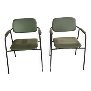 Paire de fauteuils eugen